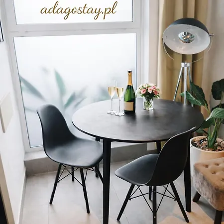 아파트 Adagostay Antracyt - Luksusowy Premium - Nowoczesny Design - Blisko Parku Zdrojowego *