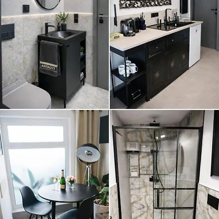 Adago Antracyt - Luksusowy Premium - Nowoczesny Design - Blisko Parku Zdrojowego Appartamento Szczawno-Zdroj