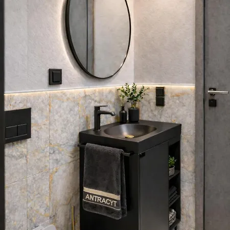 Apartament Adago Antracyt Szczawno-zdrój - Luksusowy Premium - Nowoczesny Design - Blisko Parku Zdrojowego *